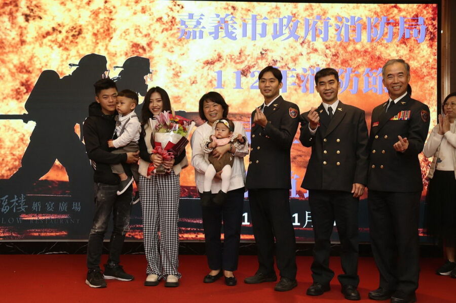 嘉市消防局慶祝119消防節　表揚績優消防人員 - 台北郵報 | The Taipei Post