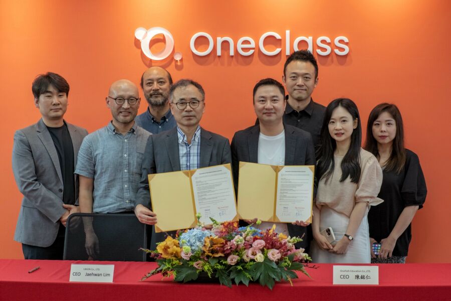 OneClass萬通教育與韓國Ubion簽署MOU　強強聯手探索開創新世代教育科技