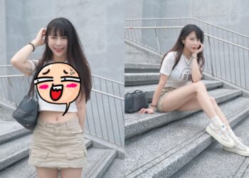 梓梓穿短T「圖案撐到變形」！正面視角驚呆2萬人：英文在哪？