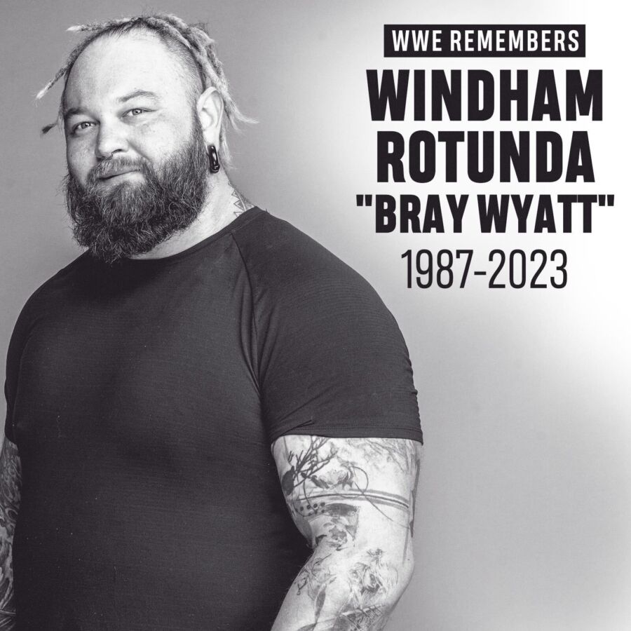 前WWE冠軍Bray Wyatt猝逝「享年36歲」！巨石強森悲痛發聲：心碎了