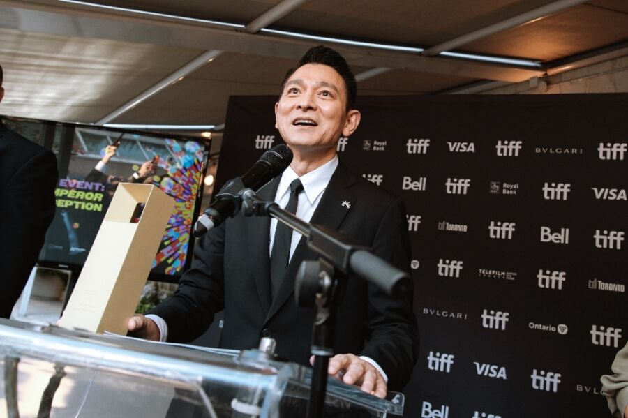 劉德華出席《紅毯先生》首映會     獲多倫多影展「特別貢獻獎」