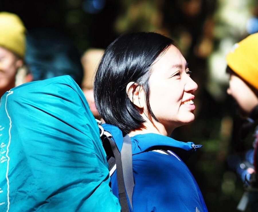 圖／登山資歷5年的陳惠君，已攻頂過67座百岳，五寮尖是她的訓練場。（圖／陳惠君提供）