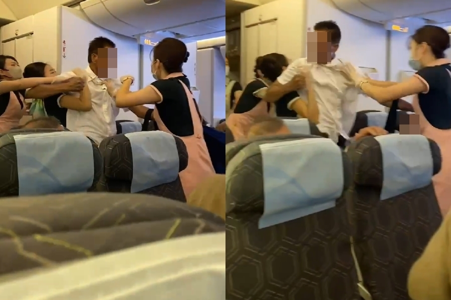 長榮空姐遭旅客「幹拐子攻擊」！死命抱住他　公司回應了