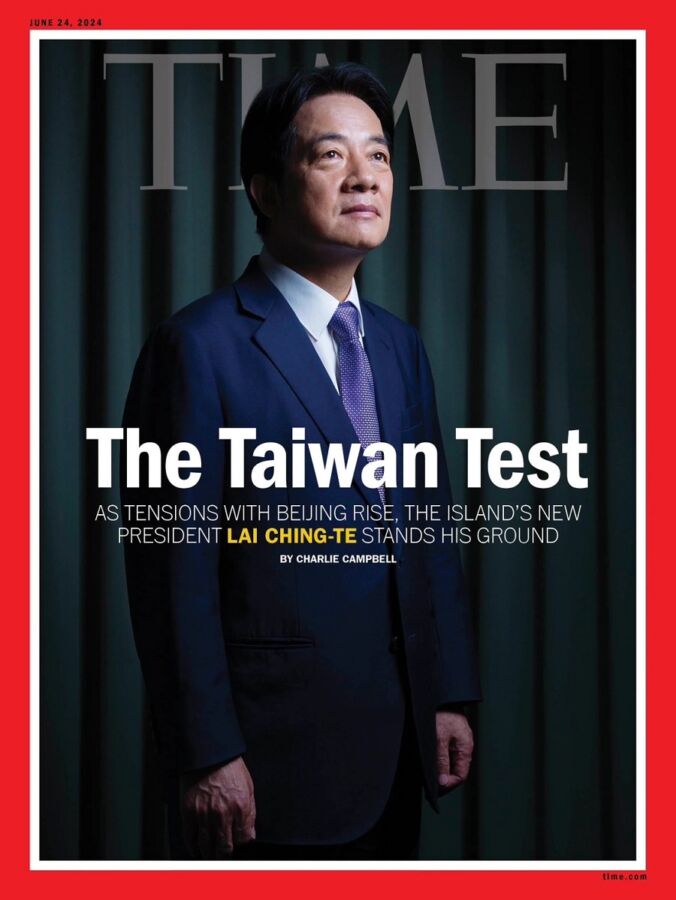 圖／賴清德接受美國「TIME」時代雜誌專訪，談到馬英九，讓馬很不滿。（翻攝賴清德臉書）