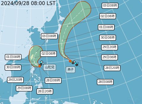 「山陀兒」颱風V字迴轉逼近台灣！專家示警：要考慮颱風假