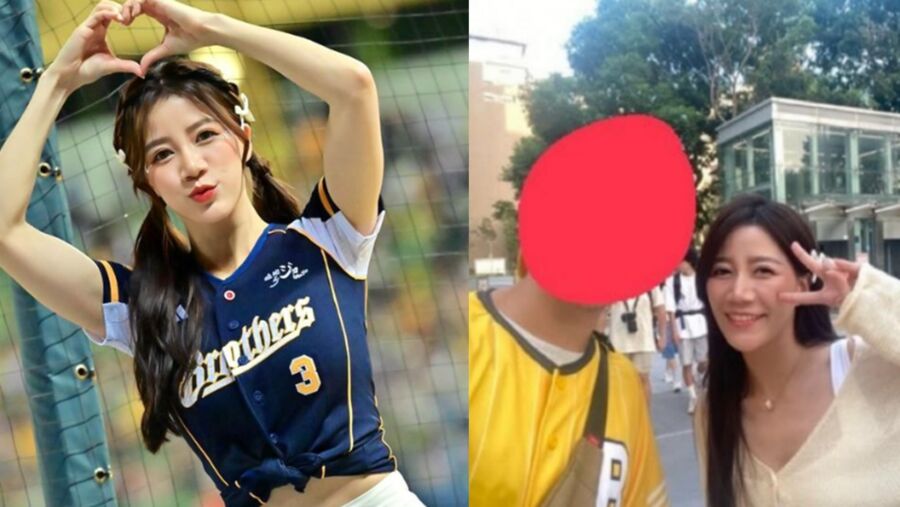 啦啦隊和球迷合照也出事！PS女孩小安遭惡搞「剛一起抽菸」