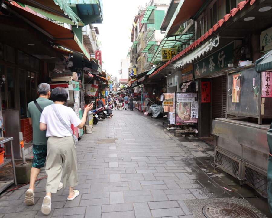 圖／金山老街市容目前已大致復原。（新北市政府新聞局提供）