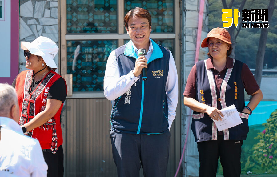 圖／花蓮縣議員魏嘉賢分享對日本友人支援花蓮災後重建的感謝，並期待觀光振興的未來發展。（圖／記者鄭志宏攝，2024.10.14）