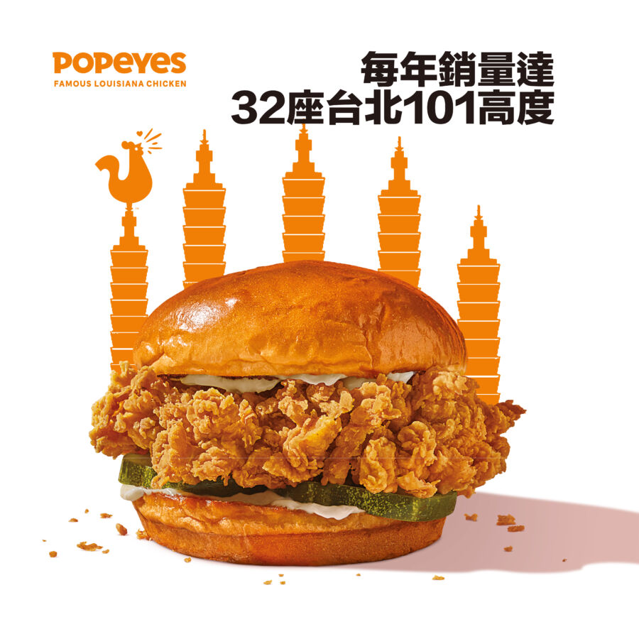 Popeyes正式進駐台北101購物中心！開幕首三日祭出限量經典路易斯安那美食天天送  - 早安台灣新聞 | Morning Taiwan News