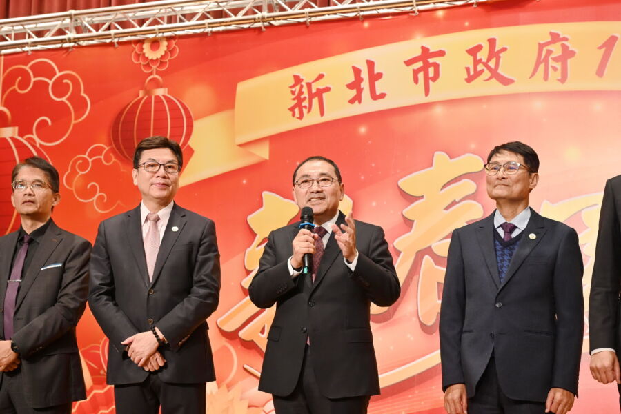 圖／新北市長侯友宜強調，政治不需要的是對立跟衝突，需要是大家多溝通、傾聽民眾的聲音。（新北市政府新聞局提供）
