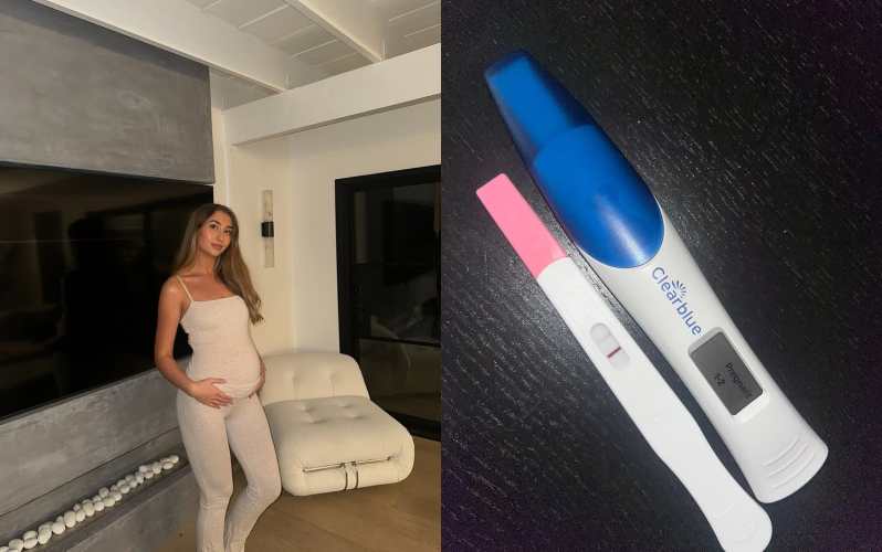 挑戰完「百人斬」後突宣布懷孕！　OnlyFans女星突曬驗孕棒照震撼網友