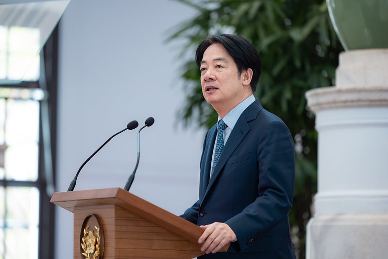 圖/賴清德明示,鼓吹戰爭、仇恨和強暴罪行,傷害自己的國家和國人,不是言論自由,是《聯合國公民與政治權利國際公約》明確規範的犯罪行為。(總統府網站)
