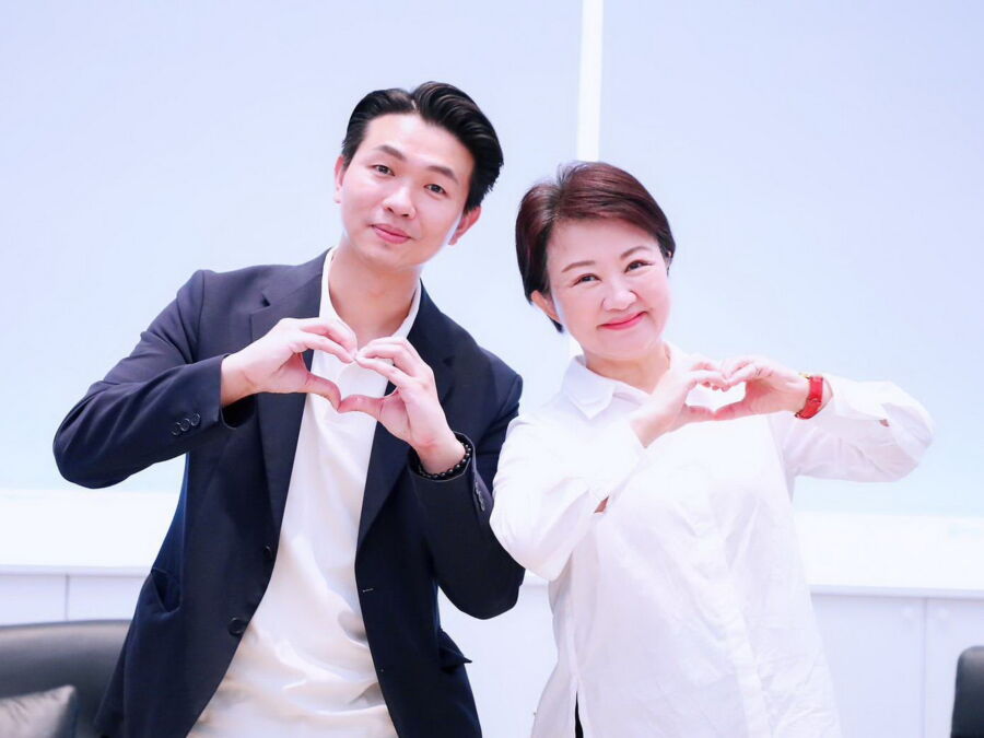 圖／公關長呂家愷說，「新藍圖連線」成員共同理念就是「開放思維、重視對話、世代共好」。（新北市議員陳偉杰提供）