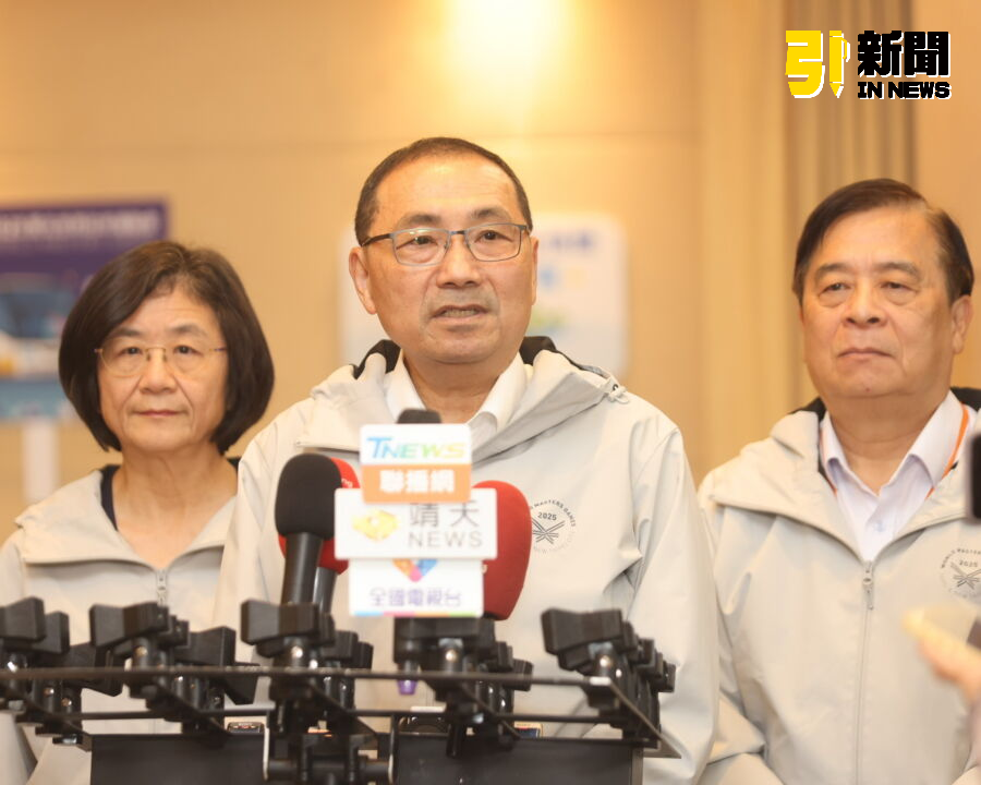 圖／新北市長侯友宜表示，不了解就別亂說，一切是按照相關的法規來做。（記者陳志仁攝，2025.04.30）