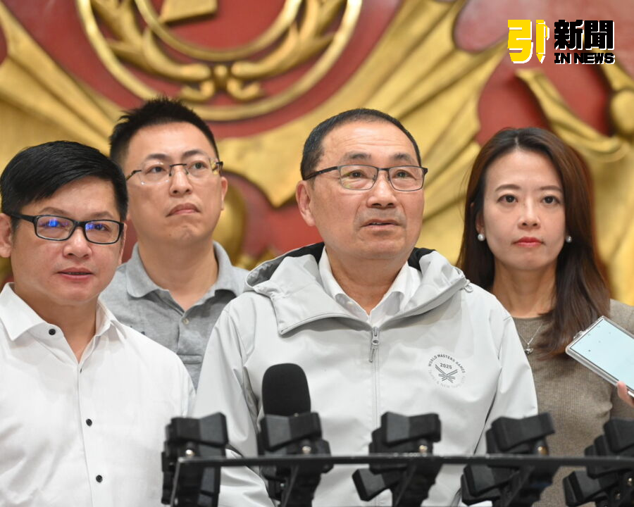 圖／新北市長侯友宜受訪時回應，台灣是一個民主的多元社會，很多不同的聲音，相信人民都非常地清楚。（記者陳志仁攝）