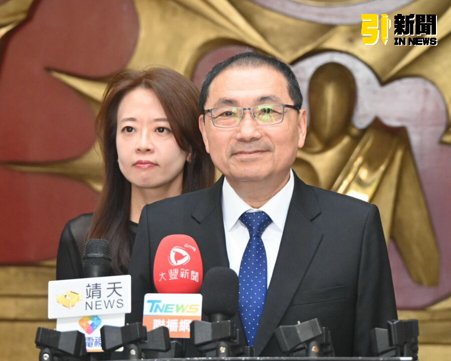 圖／侯友宜今日在新北市議會受訪強調，「不用造謠、也不用雙標」。（記者陳志仁攝，2025.06.16）