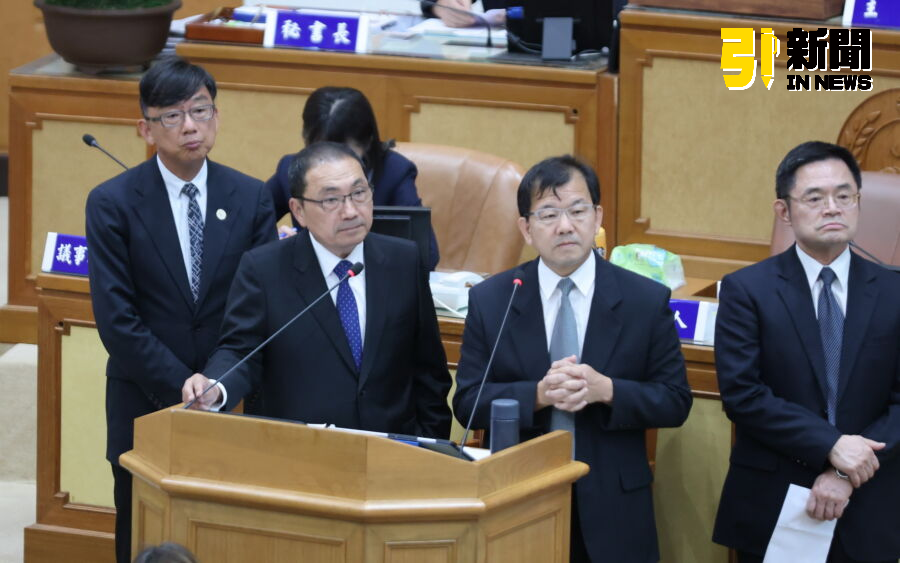 圖/侯友宜回應,市府會持續落實在地就學、就近念書的教育目標外, 也長期觀察M型化社會中的階級固化現象,同時提升國中、高中學習扶助開班率。(記者陳志仁攝,2025.06.16)