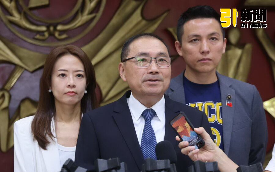 圖／新北市長侯友宜今（20）日受訪時表示，我們都會積極的來面對，而警察機關第一個時間就主動跟當事人見面、聯絡。（記者陳志仁攝，2025.06.20）