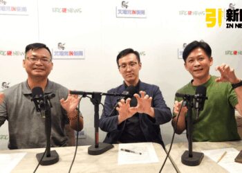 圖／民俗專家、解籤達人黃彥昇(中)分享，「大甲媽遶境進香」與「白沙屯媽祖」出巡繞境的親身體驗，內容相當精采。（艾瑞克IN新聞團隊攝）