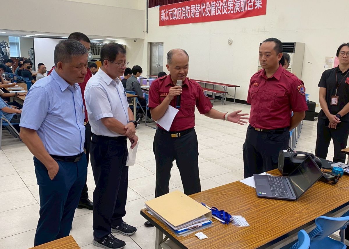 圖／新北市政府消防局第二大隊從今（18）日起至20日，舉辦為期三天的「114年度替代役備役役男防災救護組」召集訓練。（新北市政府消防局提供）