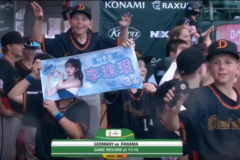 李珠珢紅到德國！U12小將嗨舉應援毛巾　本人回應了