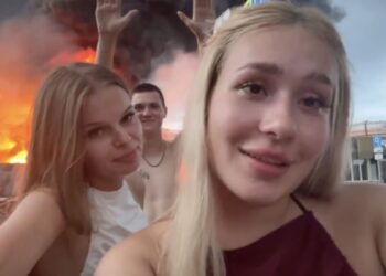 烏軍夜襲俄羅斯！油庫爆炸釀大火　俄2網紅仍拍片遭逮捕