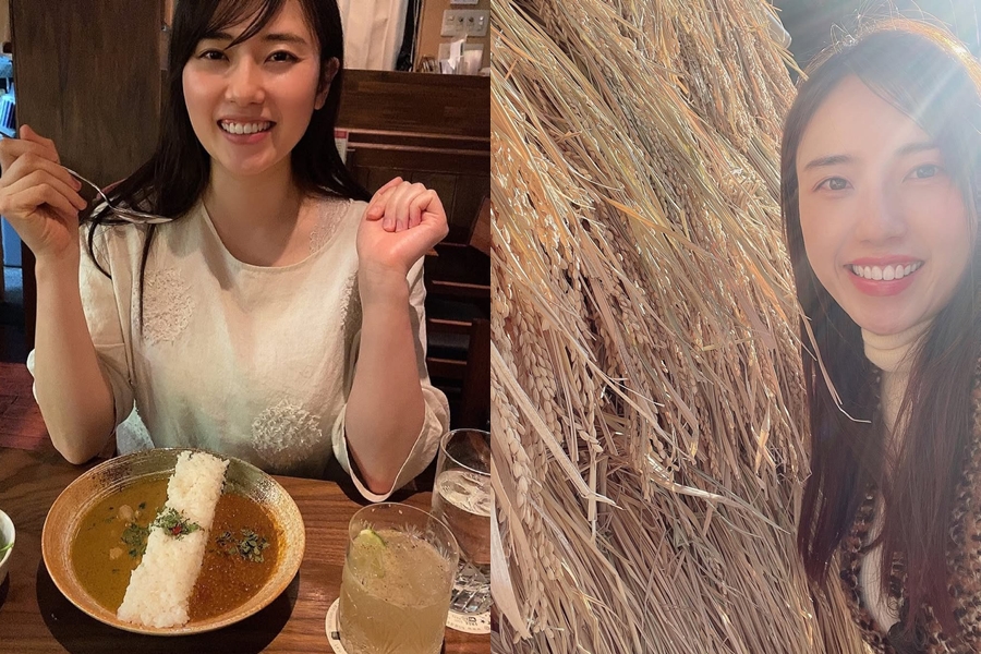 圖／網友在PTT表特版發文飯糰正妹，沒想到被發現是11年前的AV女神。（翻攝長澤梓IG）