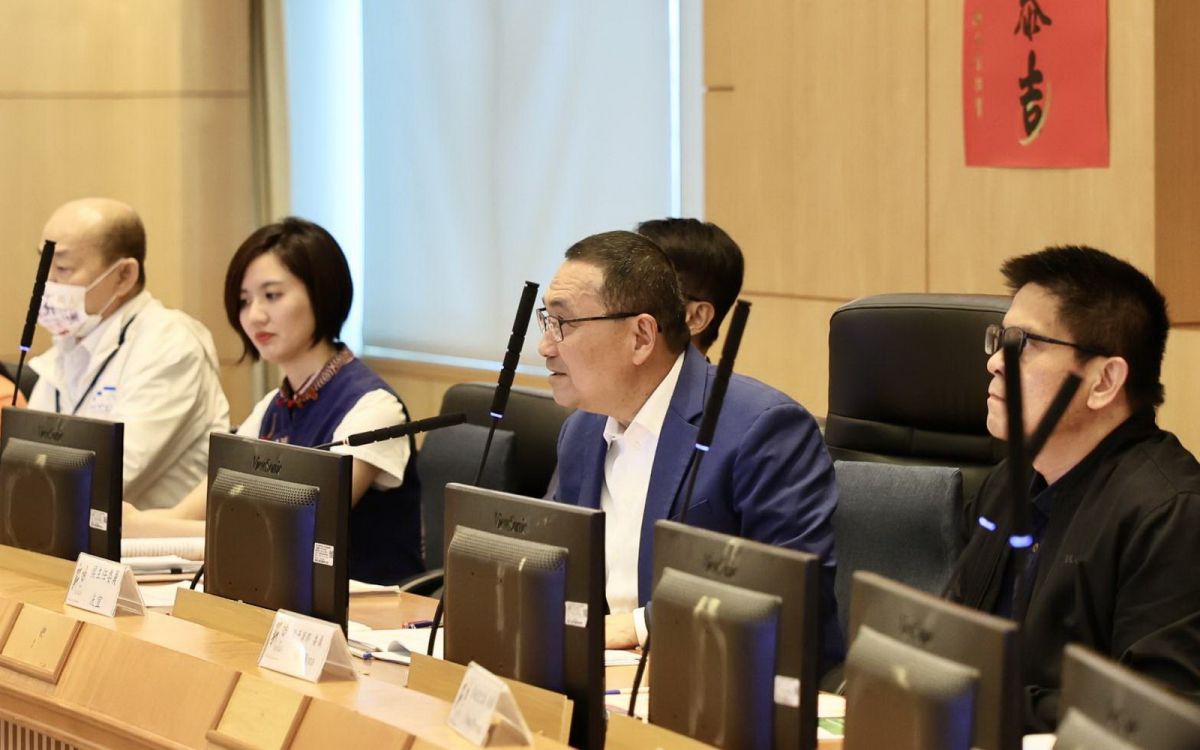 圖/新北市長侯友宜表示,新北市政府致力讓原住民族語言及文化深耕於新北。(新北市政府原民局提供)