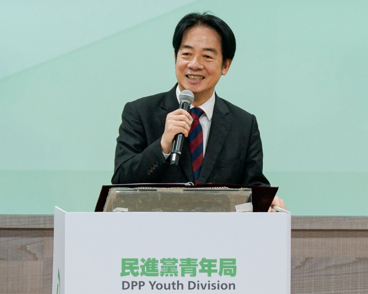 圖／賴清德強調，青年局是台日友好制度化的重要里程碑，期許青年成為未來民進黨與國家領袖，並在國防、外交、人權等面向開拓國際視野。（民進黨提供）