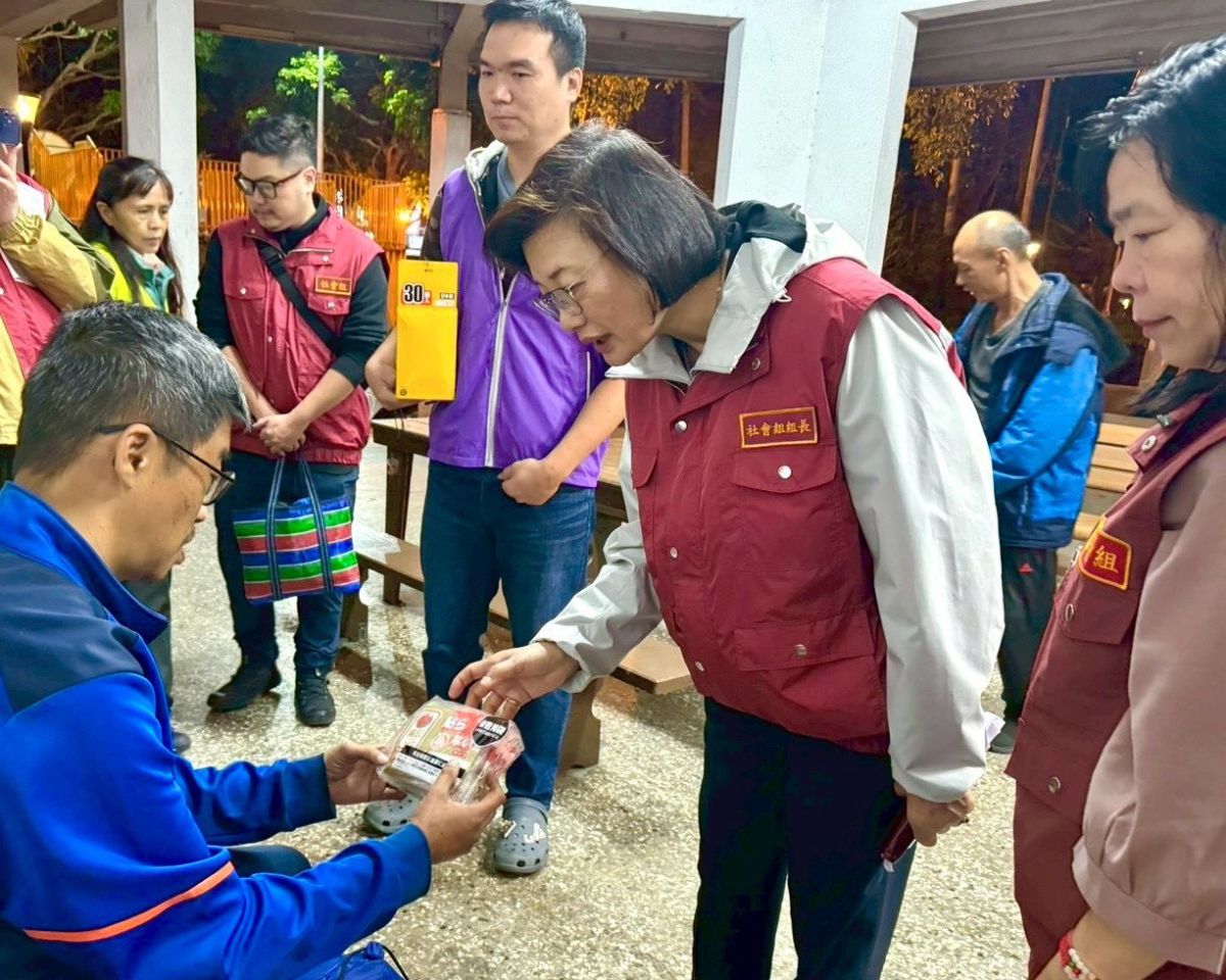 低溫來襲　新北啟動關懷行動守護街友長者