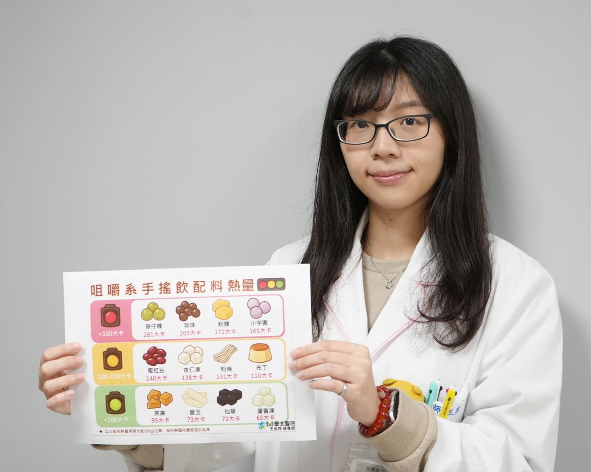 咀嚼系手搖飲熱量爆表　臺北醫院營養師教你聰明加料