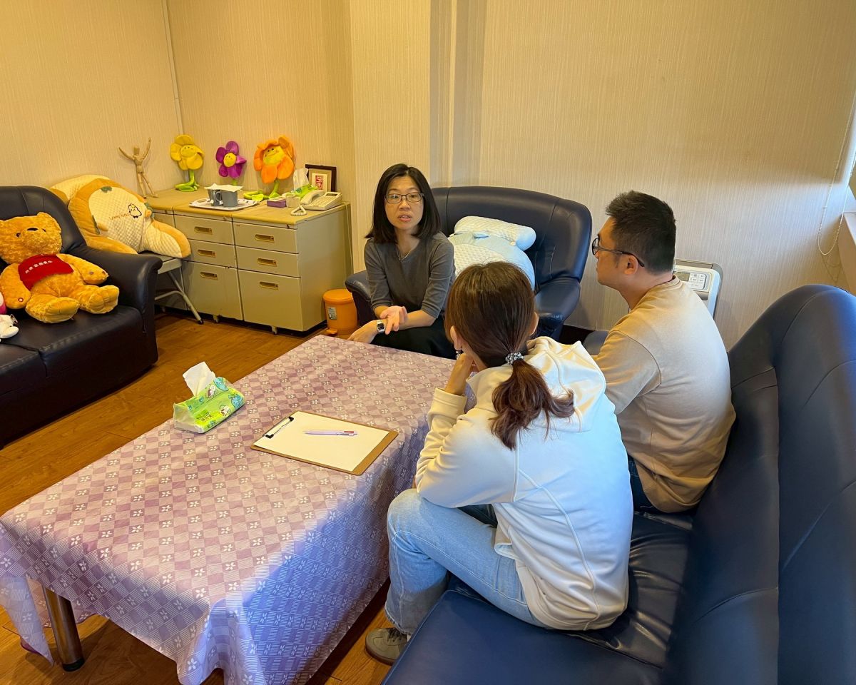 圖/面談室晤談(非當事人)。(新北市政府教育局提供)
