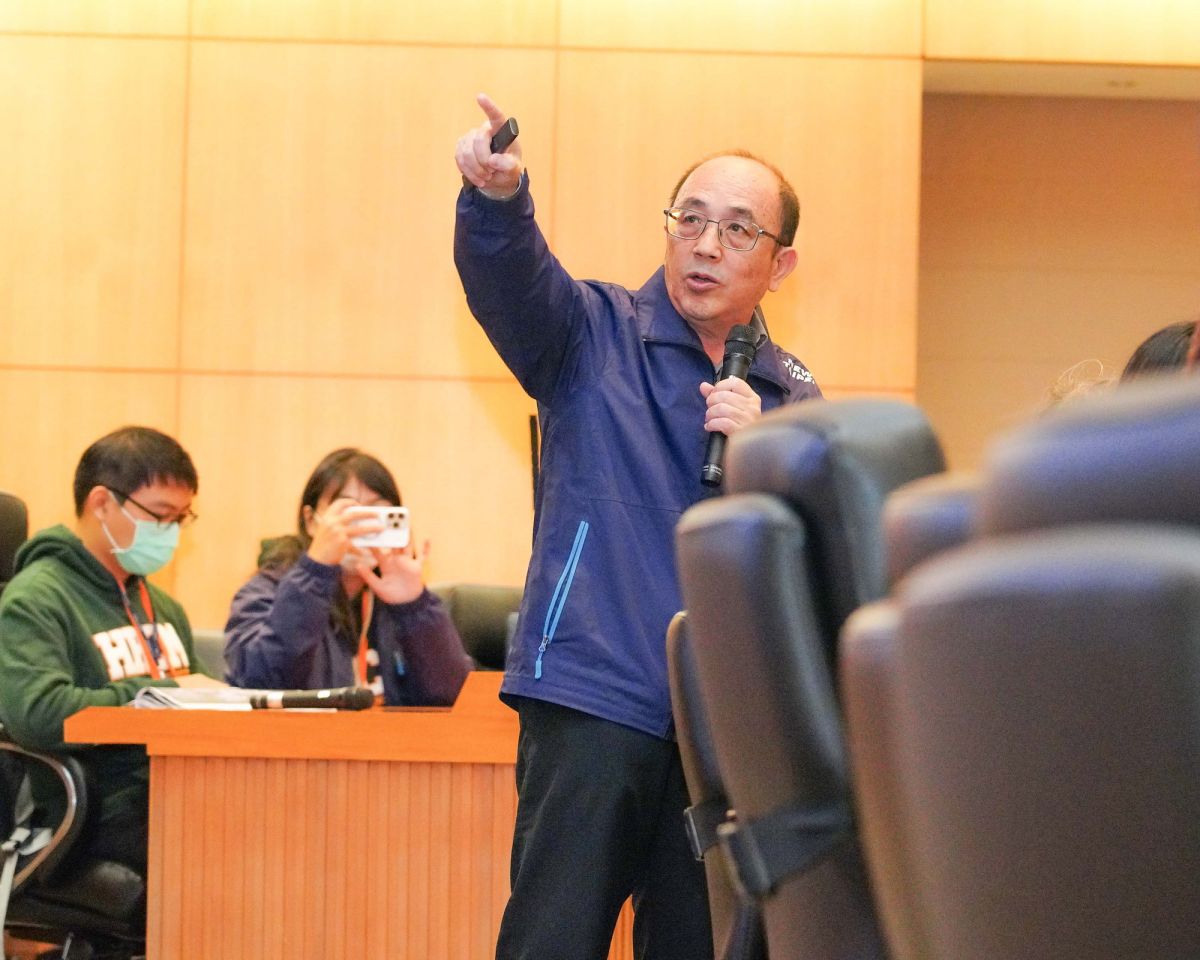 圖／新北市政府水利局長宋德仁31日於市政會議，以「全齡同樂歡樂無限-盡在新北河濱」為題進行專案報告。（新北市政府高灘地工程管理處提供）