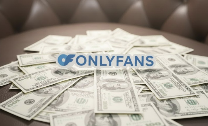 示意圖／Amber O’Donnell 靠社群 OnlyFans 每月收入高達 10 萬美金。（AI製作）