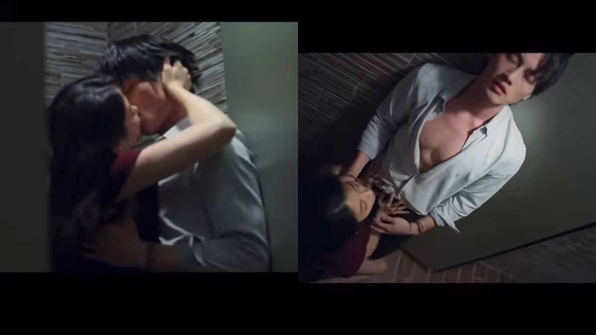 圖/成語蕎與范少勳在戲中上演激烈親密戲引發討論。(翻攝 成語蕎 IG)