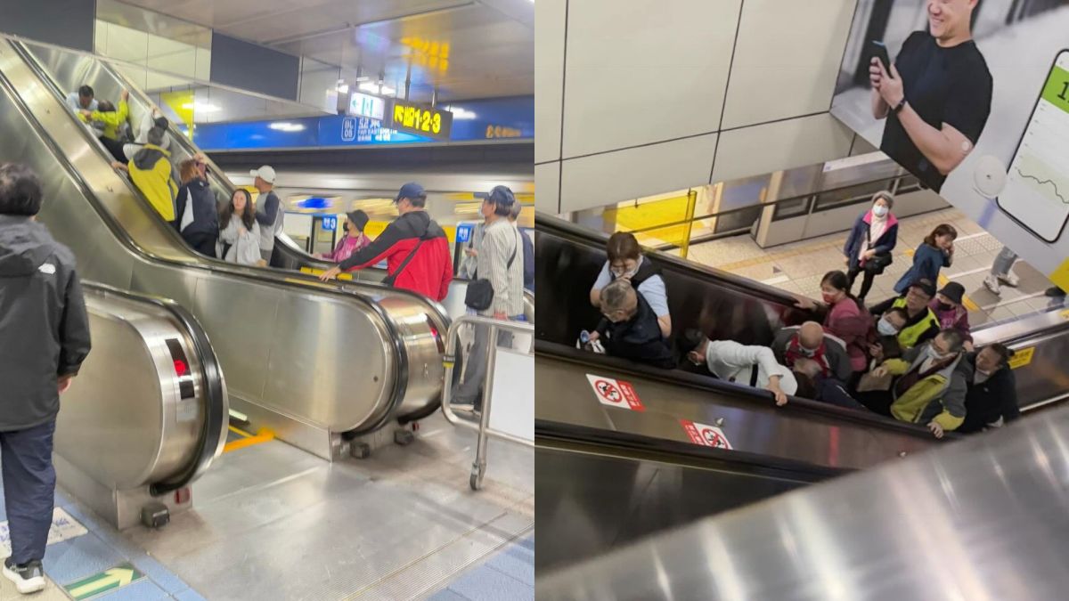 圖/北捷站務人員第一時間上前協助。(翻攝 Threads/@dailyhsing)