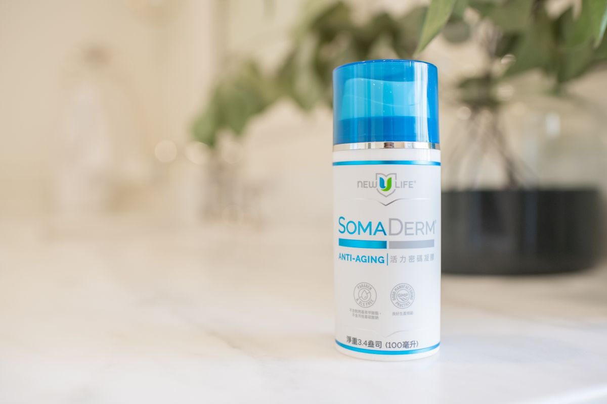 圖/美商新生命以草本植萃為基礎開發的人氣保養品,SomaDerm活力密碼凝膠。(美商新生命 提供)