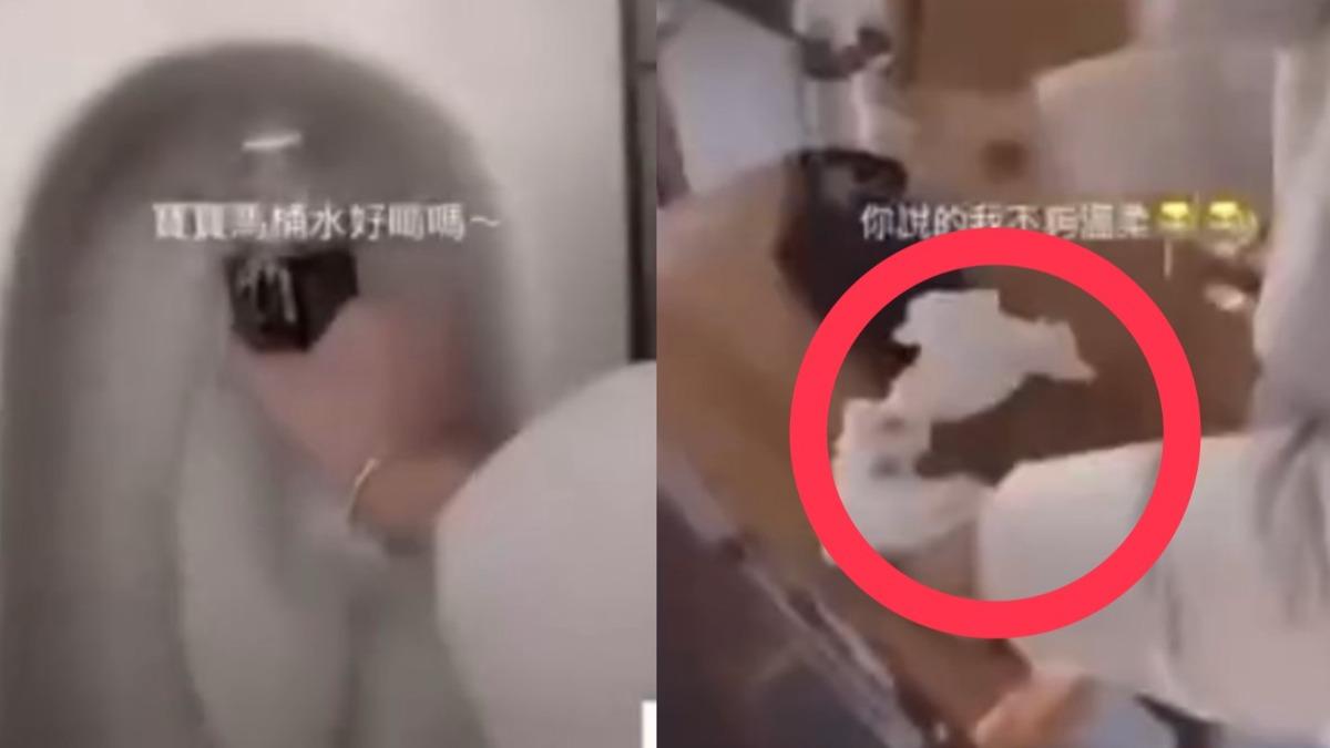 圖／彰化縣某高職近日流傳一段超噁霸凌影片，一名女學生用沾有排泄物的衛生紙抹受害者的書桌、書包。（TVBS 提供）