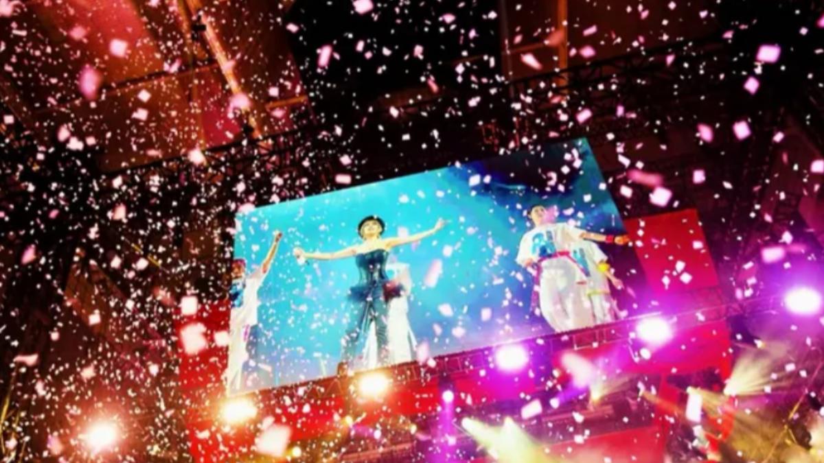 圖/濱崎步在上海舉辦無人演唱會引起全網熱議。(TVBS 提供)