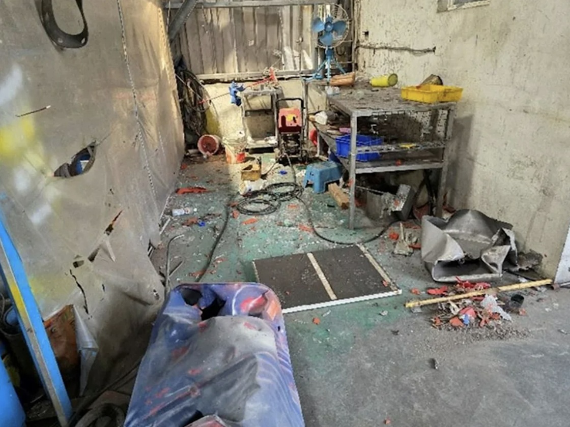 圖／TATP被稱為「撒旦之母」或「窮人炸彈」，僅輕微摩擦、碰撞或溫度變化就可能引爆，威力驚人。（桃園市勞檢處提供）