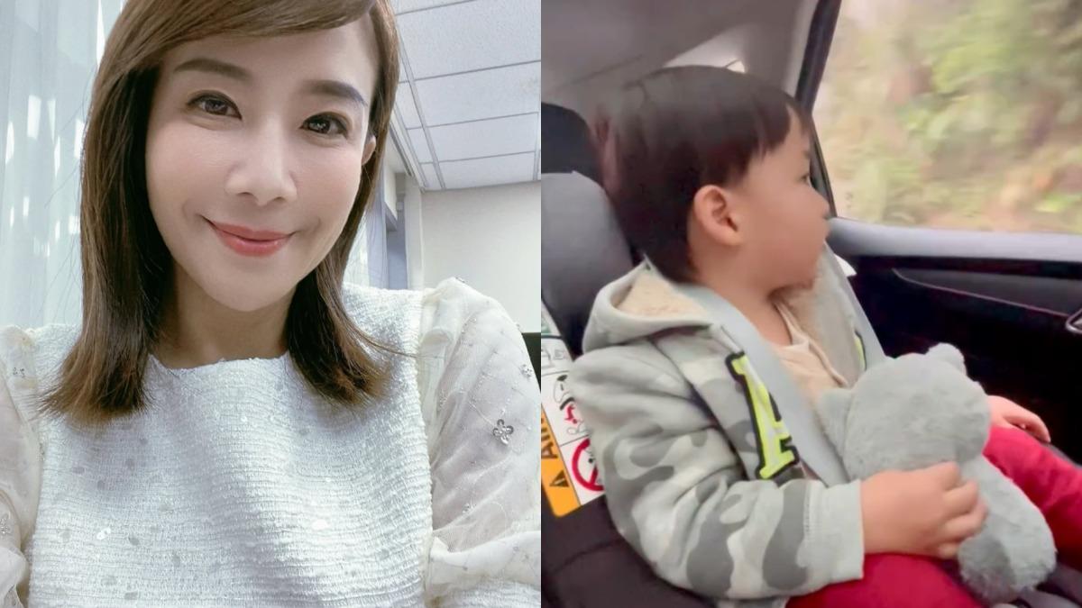 圖／主播、節目主持人秦綾謙和藝人廖科溢結婚生下兒子「猛寶」，升格為一家三口。（TVBS 提供）