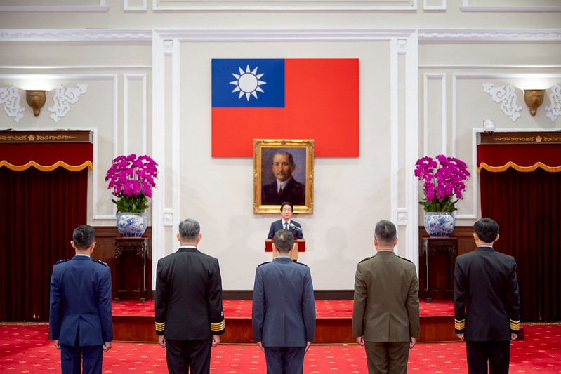 圖/總統賴清德主持「中華民國115年1月份將官晉任授階典禮」。(總統府提供)