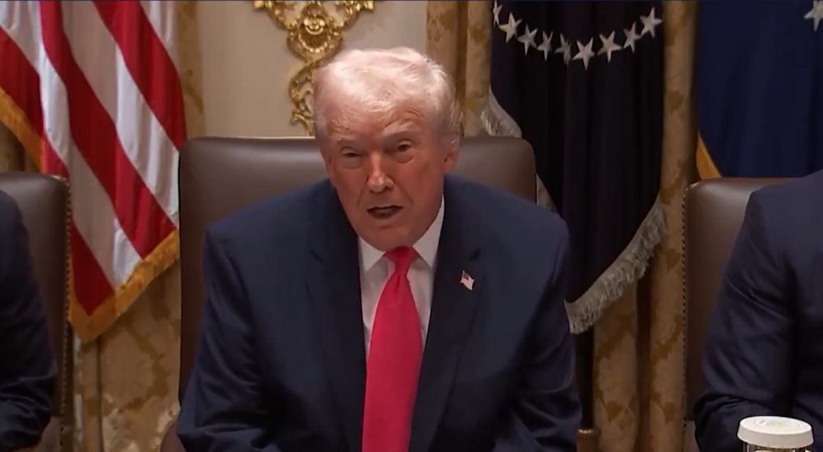 圖／美國總統川普透露美方已成功接觸到伊朗「對的人」，對方正積極尋求停火協議。（資料照）