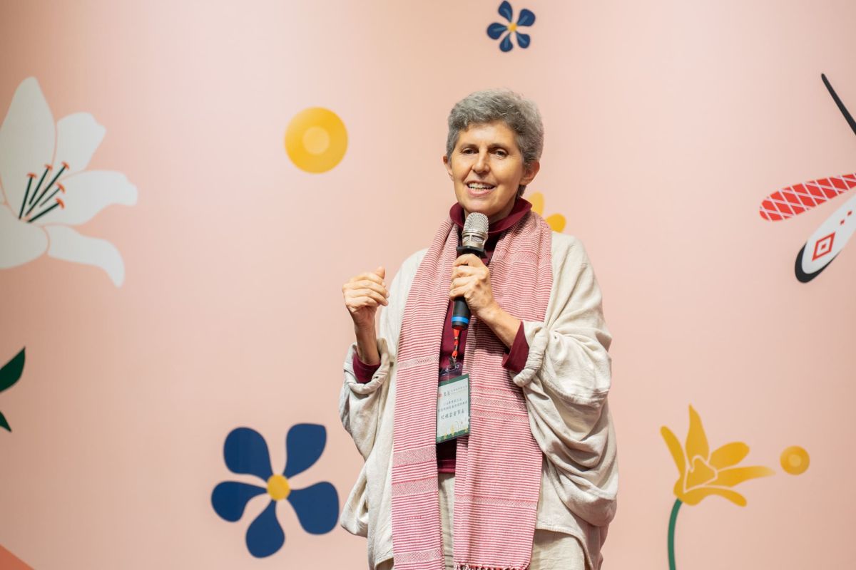 圖/至善董事長紀雅雲鼓勵各界代表持續努力。(至善基金會 提供)