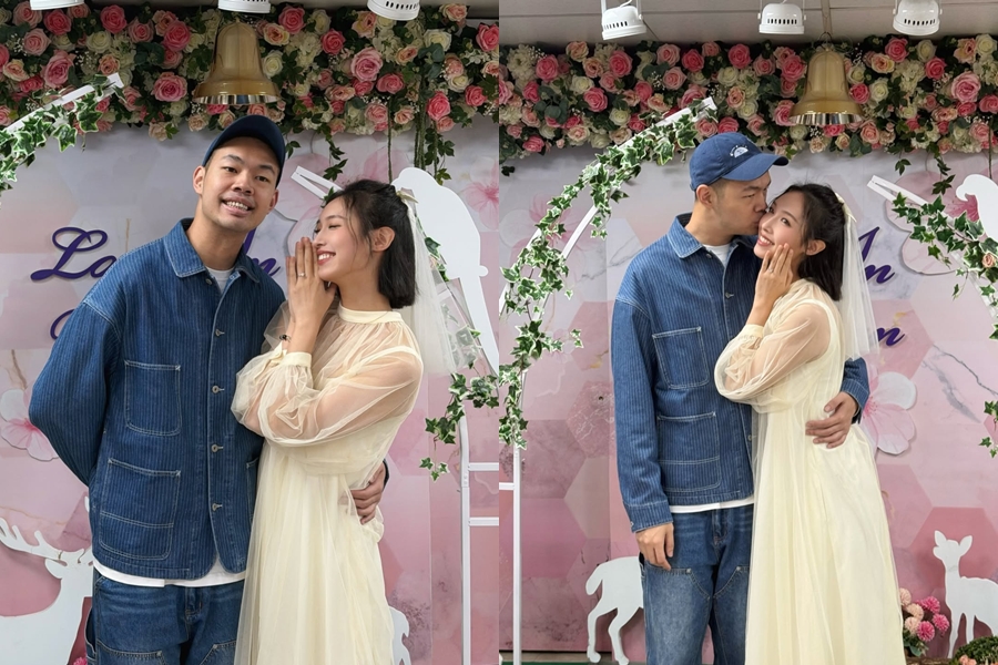 圖/陳大天與劉樸交往6年,傳出喜訊結婚了。(翻攝陳大天IG)
