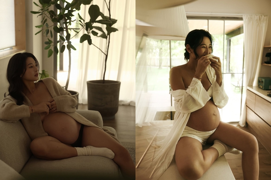 圖／華航林依晨分享喜訊，一家三口甜蜜合影曝光。（翻攝IG）