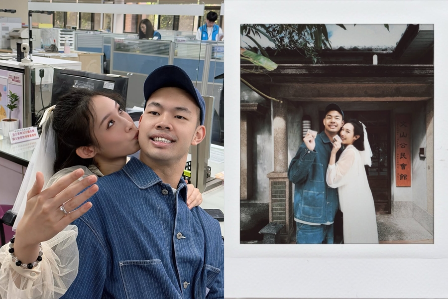 圖/陳大天與劉樸交往6年,傳出喜訊結婚了。(翻攝陳大天IG)