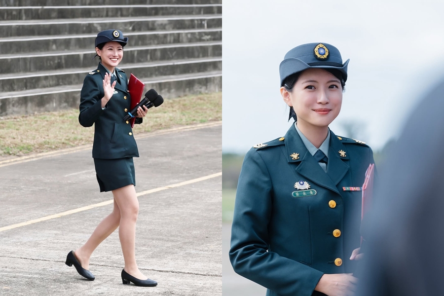 圖／葉采青因為亮麗的外型爆紅，因此被網友封為「最美政戰士」。（翻攝葉采青IG）