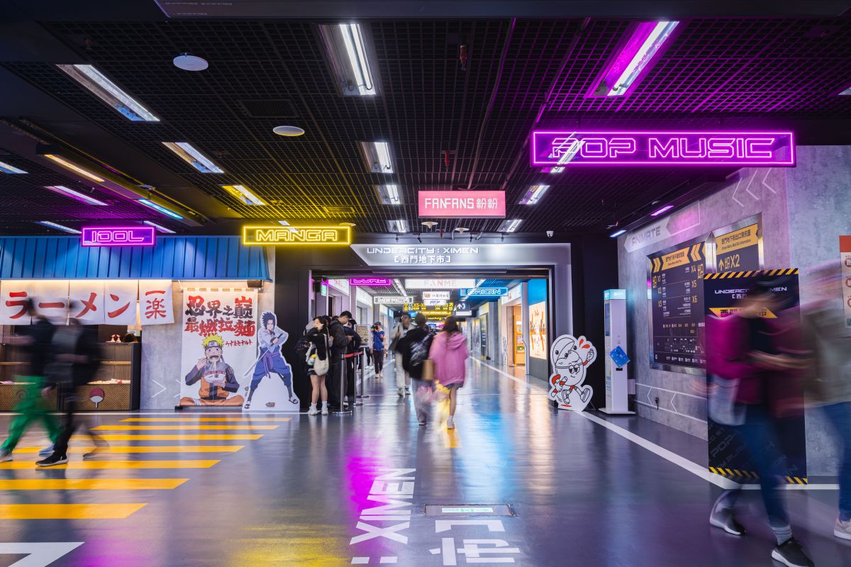 圖/西門地下市聚焦以國際指標品牌帶動話題與人潮。(新想DayDreamer提供)