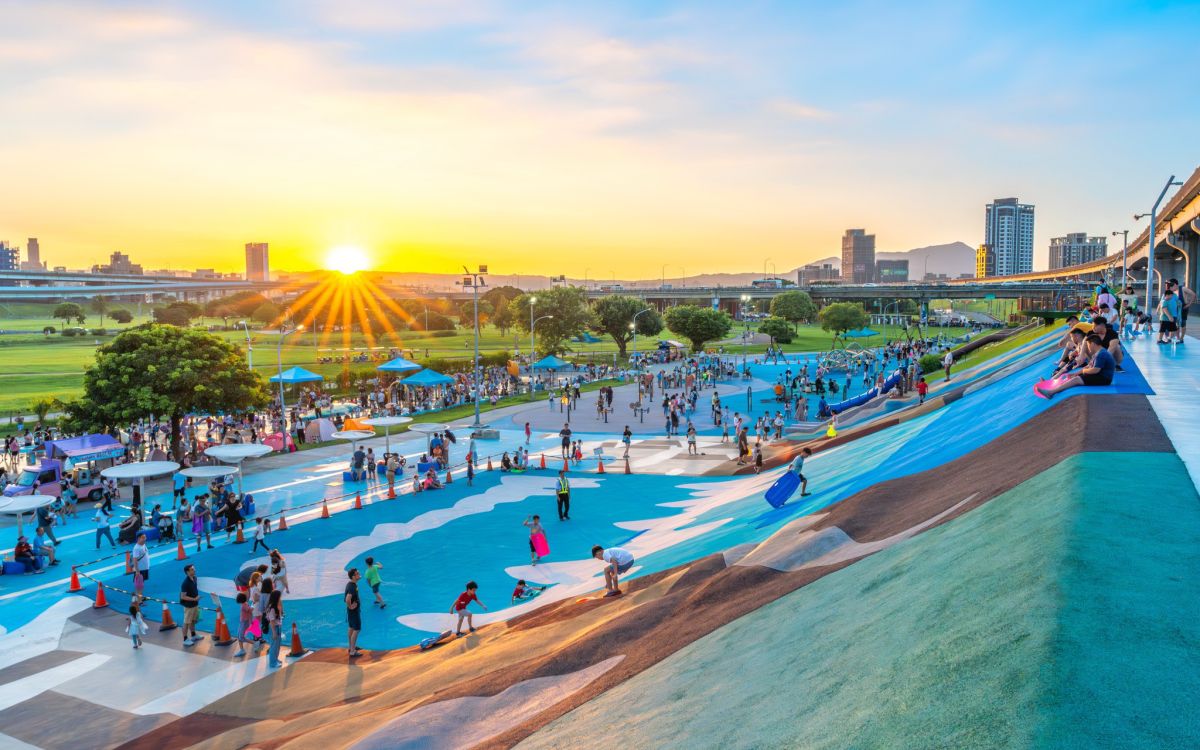 圖／三重區新北大都會公園「熊猴森樂園」。（新北水漾臉書）